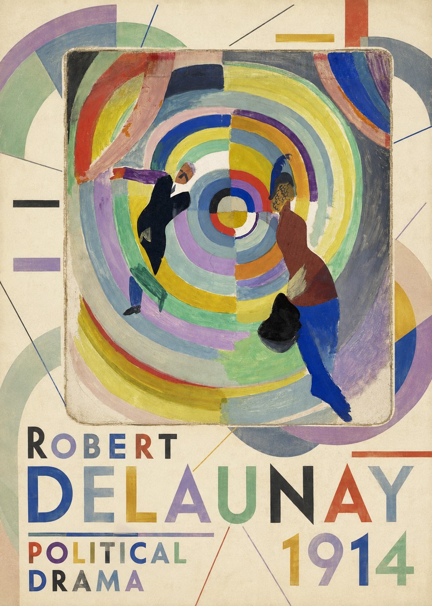 Robert Delaunay Political Drama No4 - Plakát