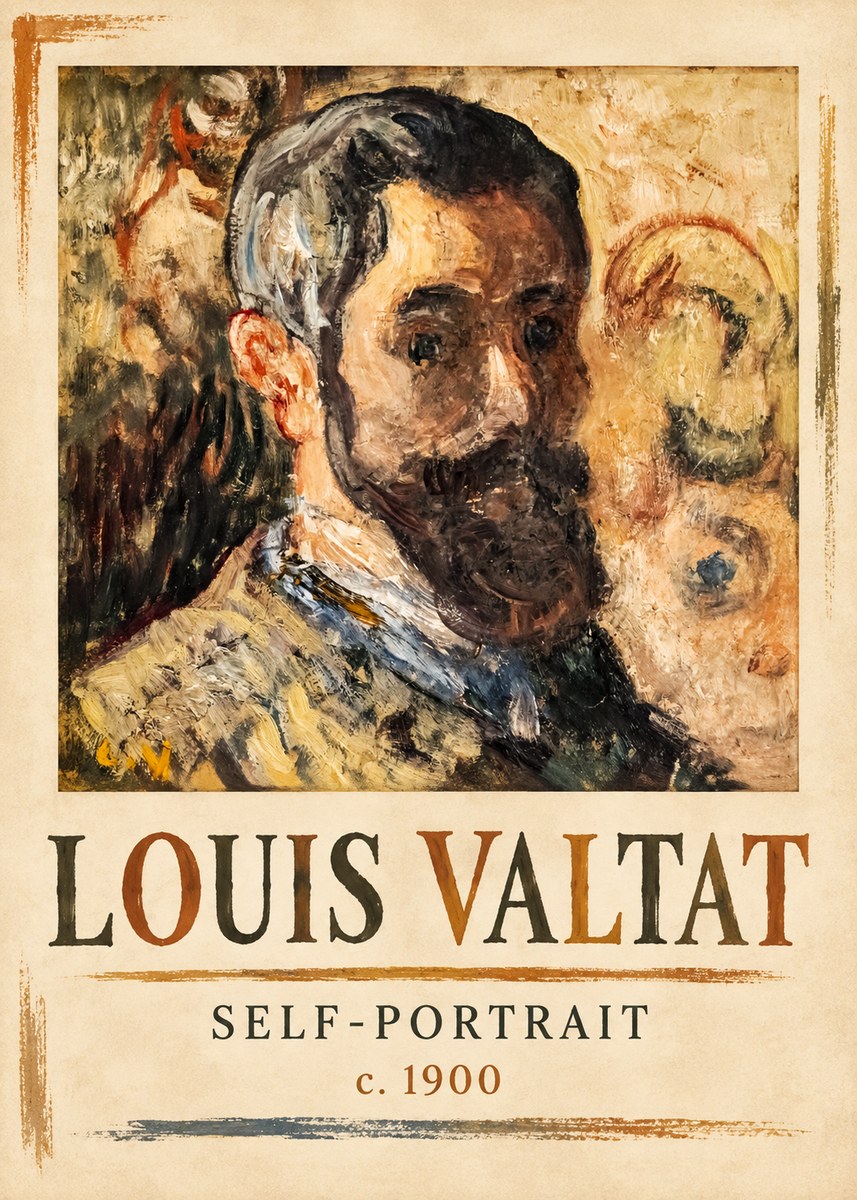 Louis Valtat Self-portrait No2 - Plakát