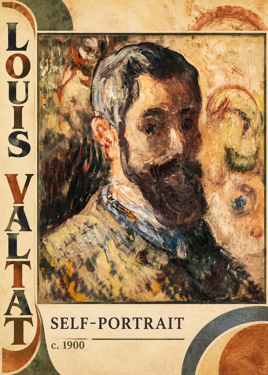 Louis Valtat Self-portrait No5 - Plakát