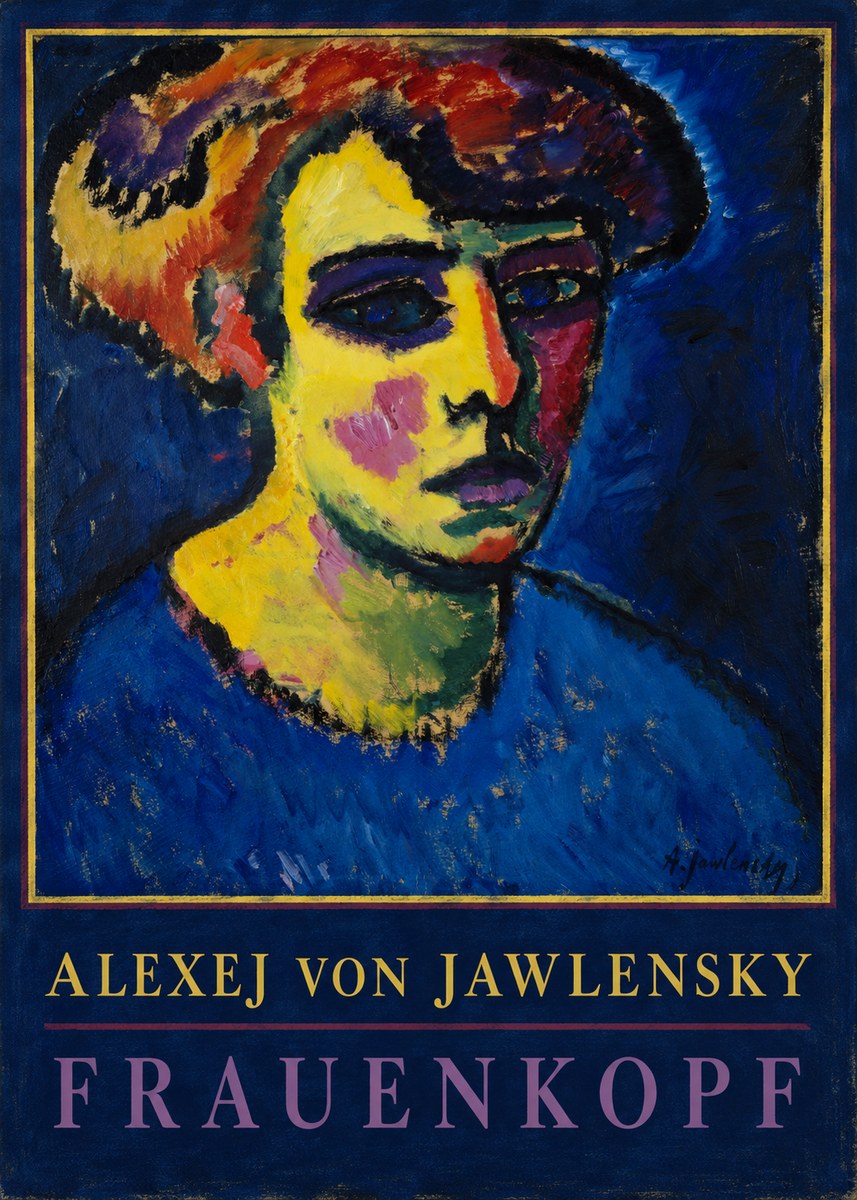 Alexej von Jawlensky Frauenkopf No1 - Plakát