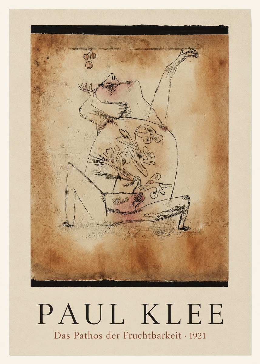 Paul Klee Das Pathos Der Fruchtbarkeit No3 - Plakát