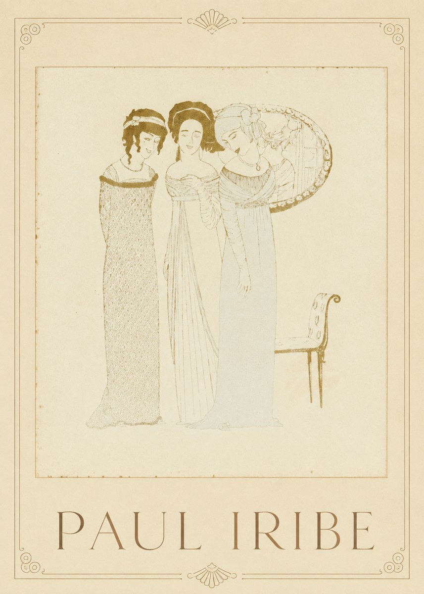 Paul Iribe Elegant Figures No1 - Plakát