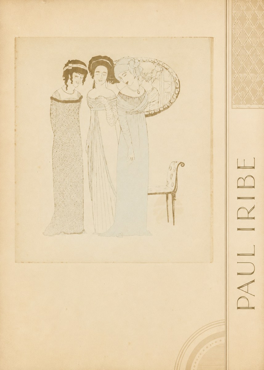 Paul Iribe Elegant Figures No2 - Plakát