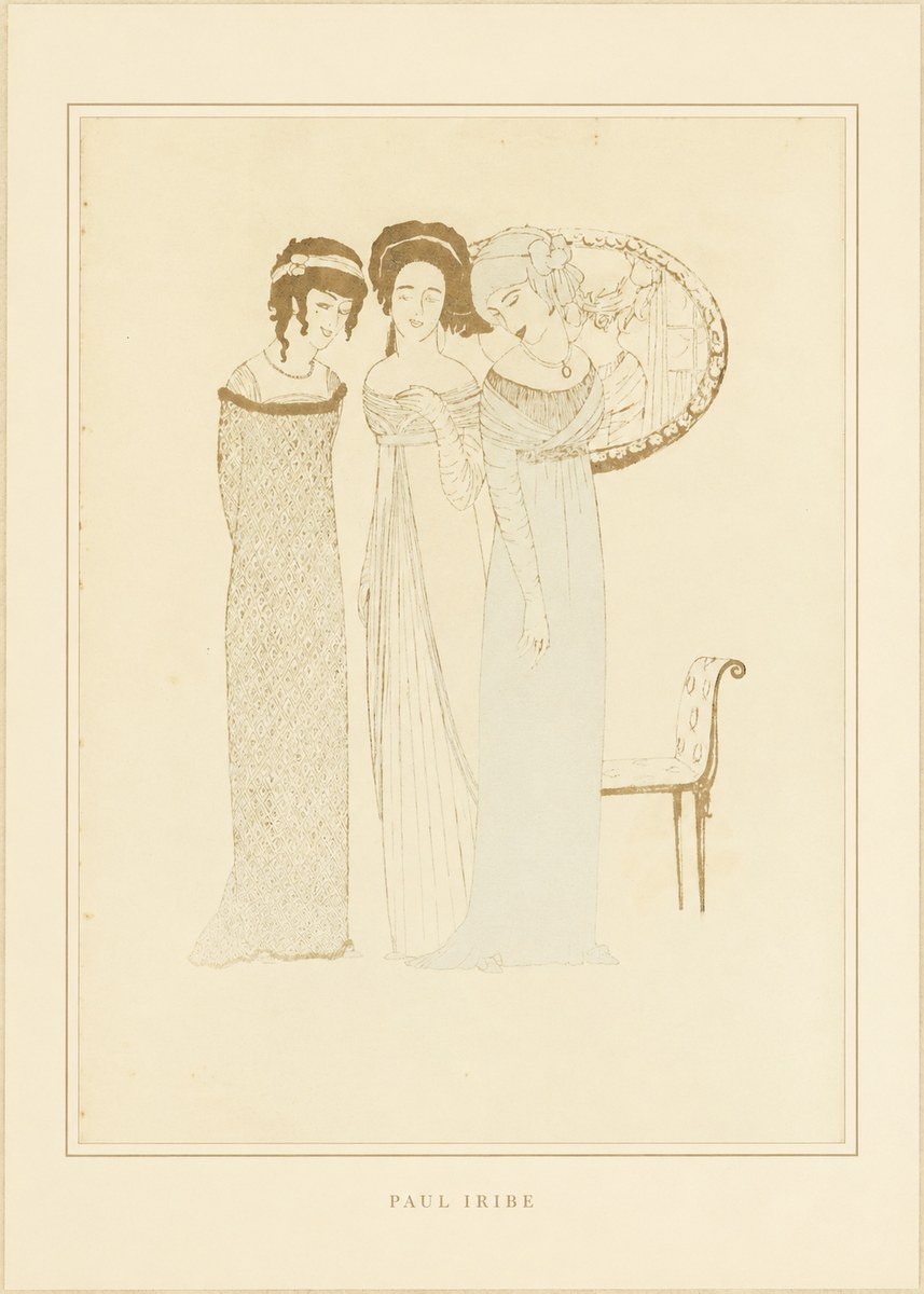 Paul Iribe Elegant Figures No4 - Plakát