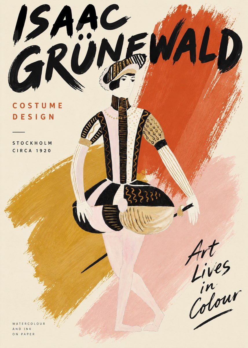 Isaac Grünewald Costume Study VI No3 - Plakát