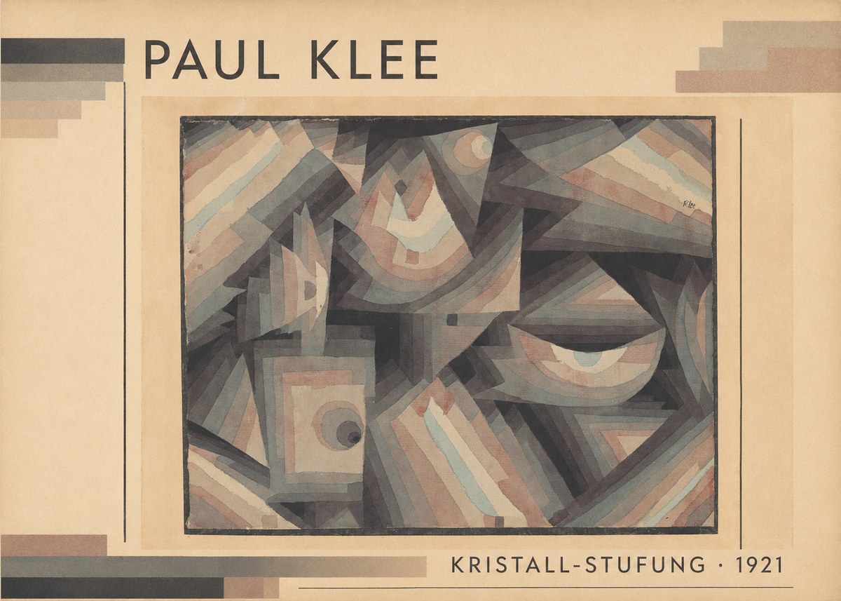 Paul Klee Kristall-stufung II No1 - Plakát