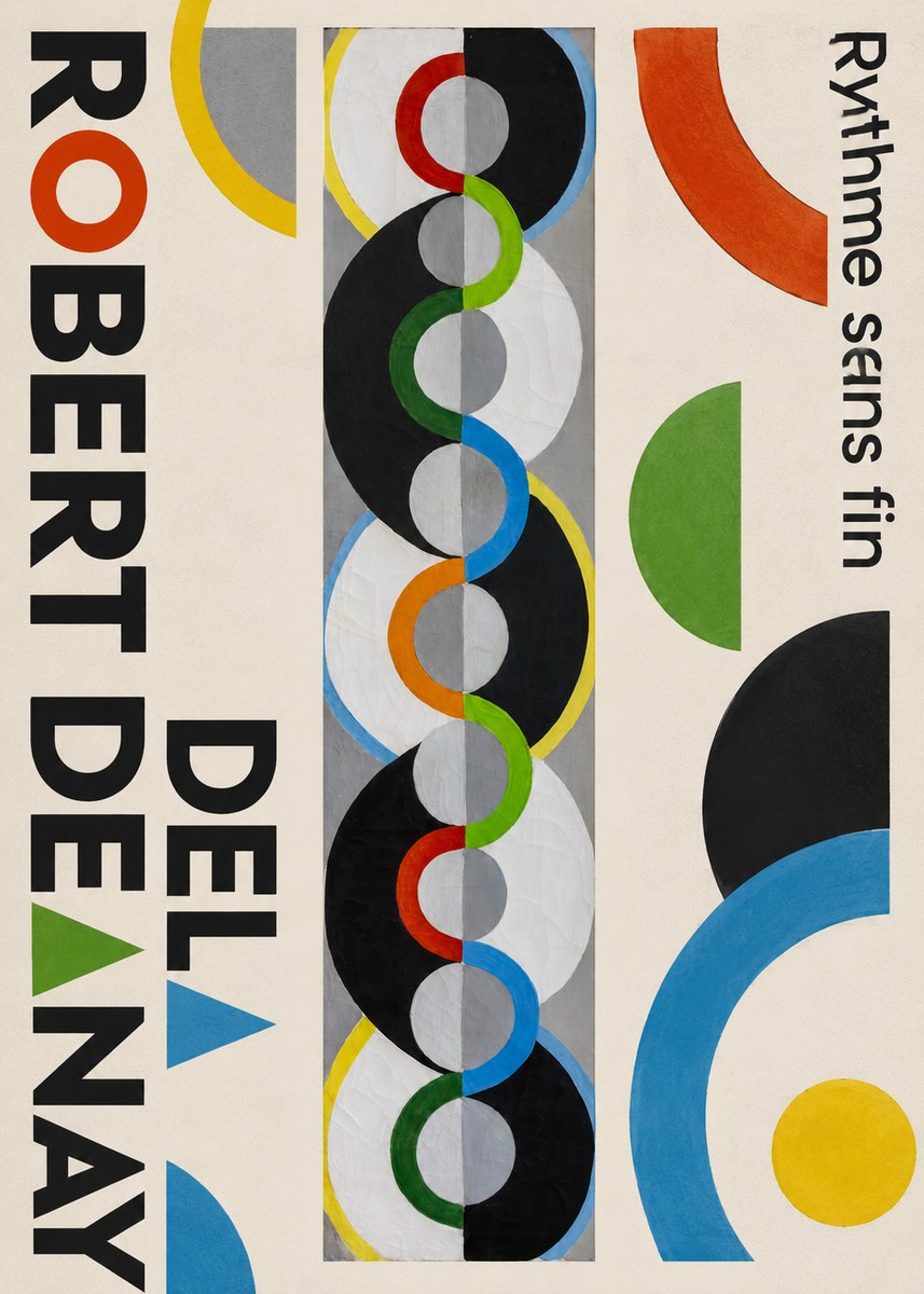 Robert Delaunay Rythme Sans Fin III No3 - Plakát