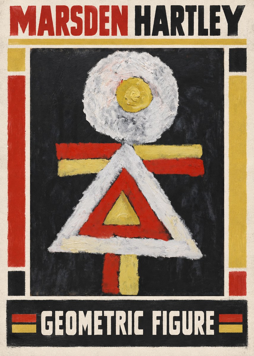 Marsden Hartley Geometric Figure No2 - Plakát