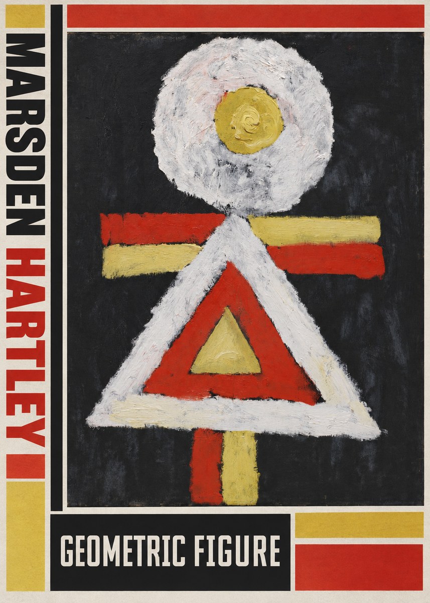 Marsden Hartley Geometric Figure No4 - Plakát