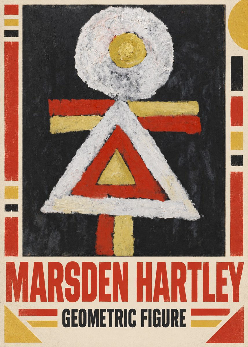 Marsden Hartley Geometric Figure No5 - Plakát