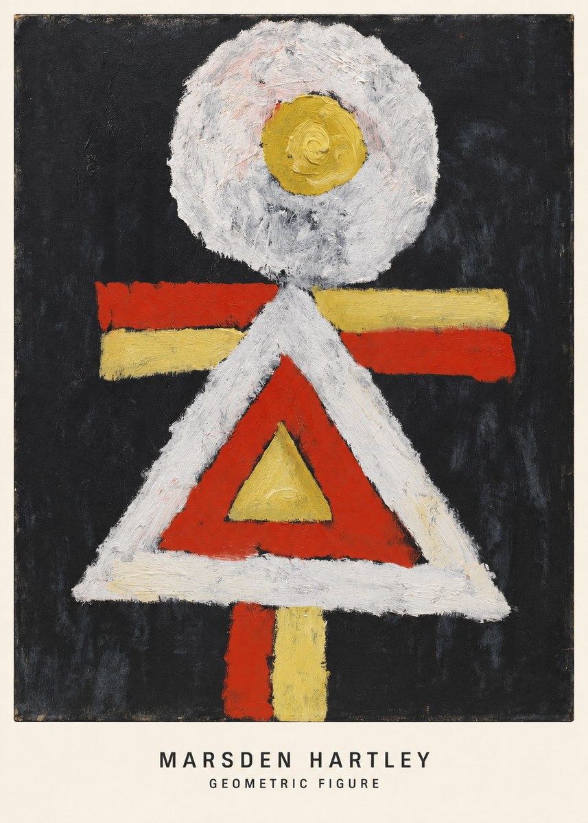 Marsden Hartley Geometric Figure No6 - Plakát
