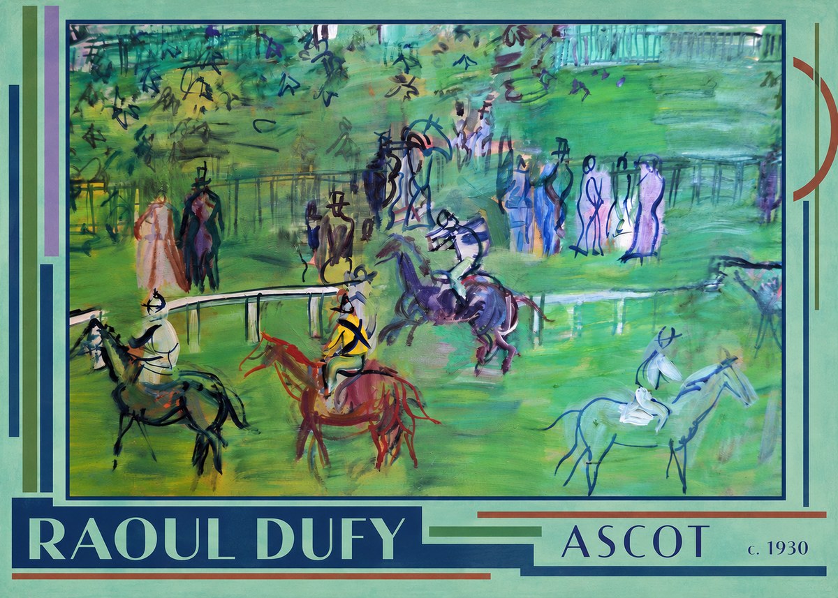 Raoul Dufy Ascot No2 - Plakát
