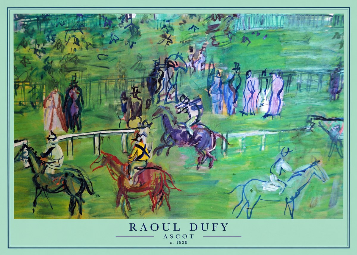 Raoul Dufy Ascot No4 - Plakát