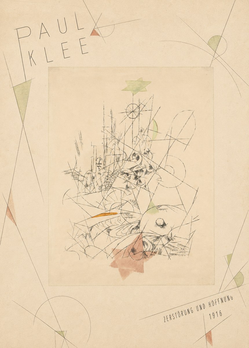 Paul Klee Zerstörung Und Hoffnung II No5 - Plakát