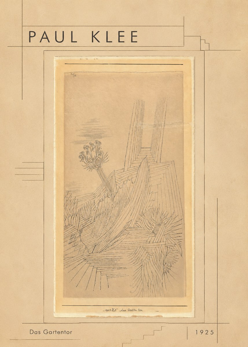 Paul Klee Das Gartentor I No1 - Plakát