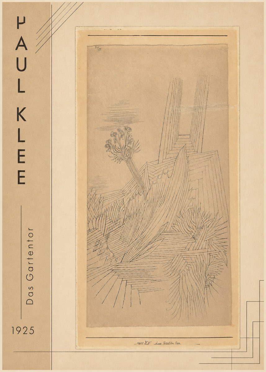 Paul Klee Das Gartentor I No2 - Plakát