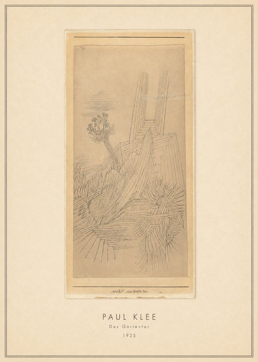 Paul Klee Das Gartentor I No3 - Plakát