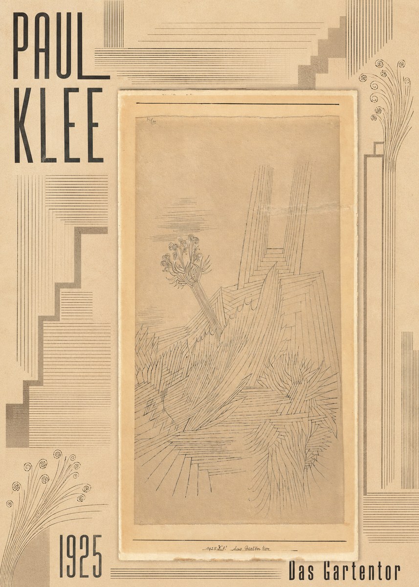 Paul Klee Das Gartentor I No5 - Plakát