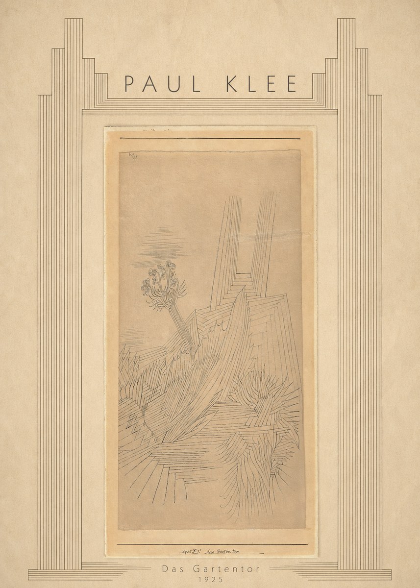 Paul Klee Das Gartentor I No6 - Plakát