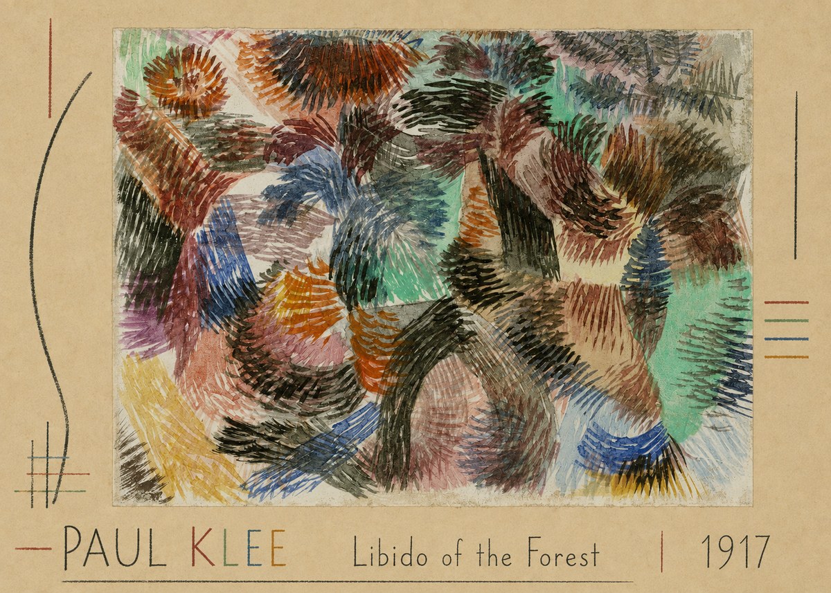 Paul Klee Libido of the Forest No2 - Plakát