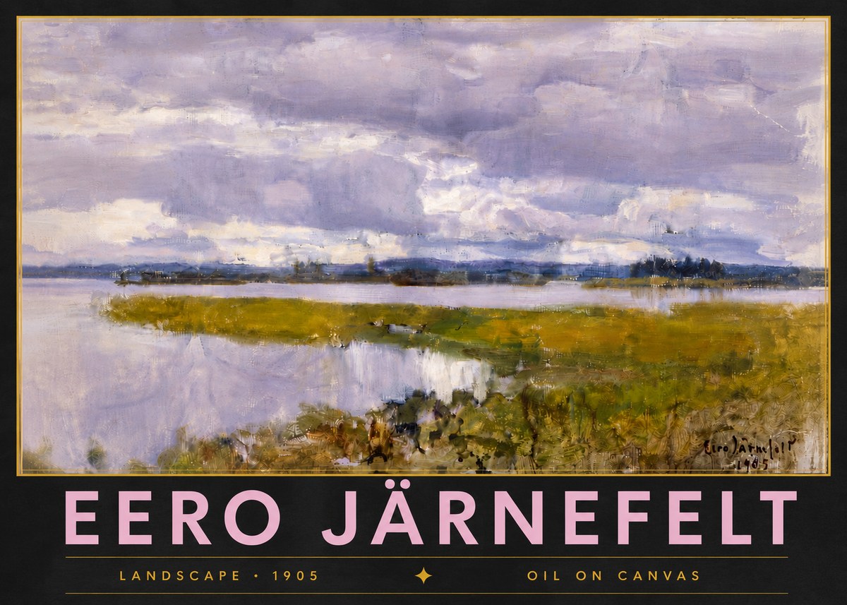 Eero Järnefelt Landscape No6 - Plakát