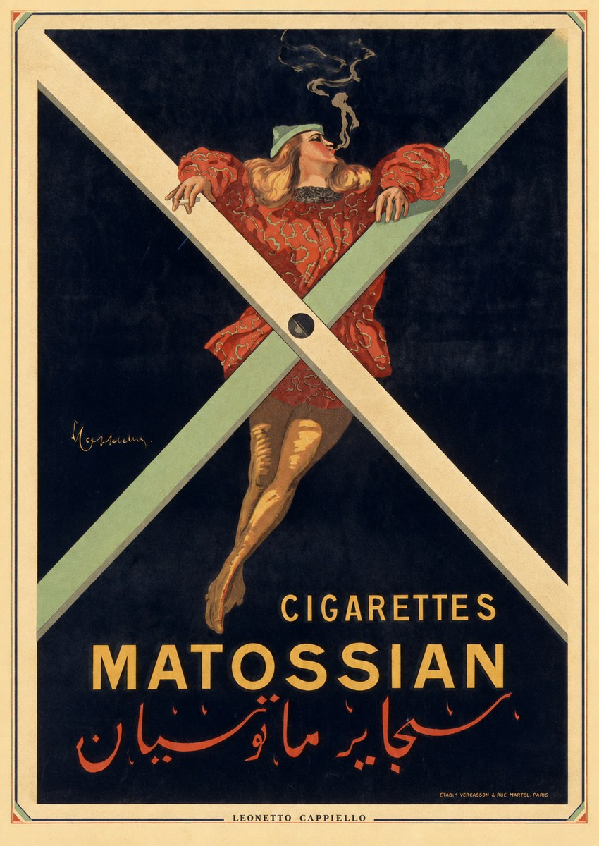 Leonetto Cappiello Cigarettes Matossian No2 - Plakát