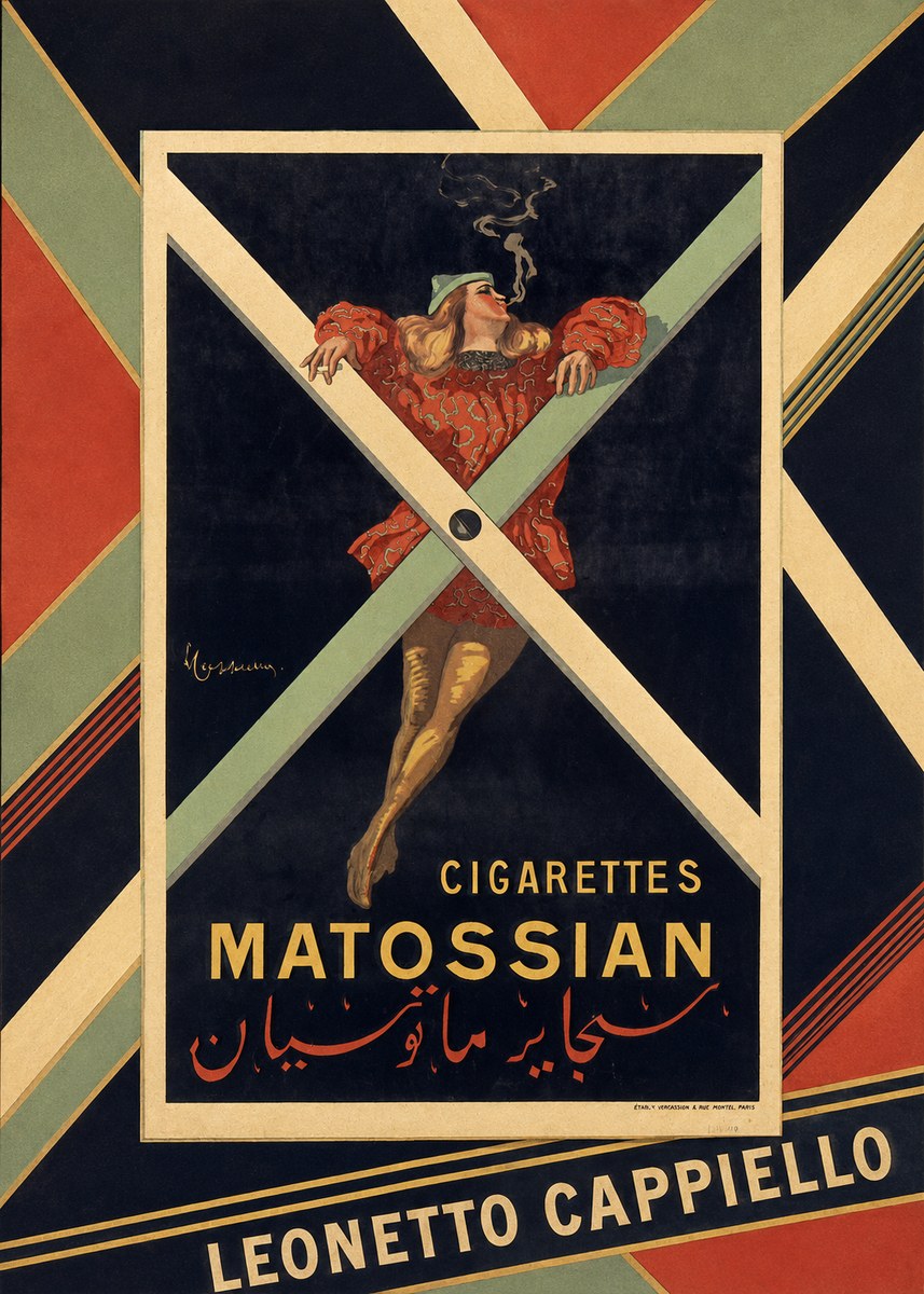 Leonetto Cappiello Cigarettes Matossian No3 - Plakát