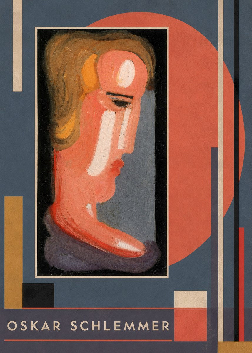 Oskar Schlemmer Profil No4 - Plakát