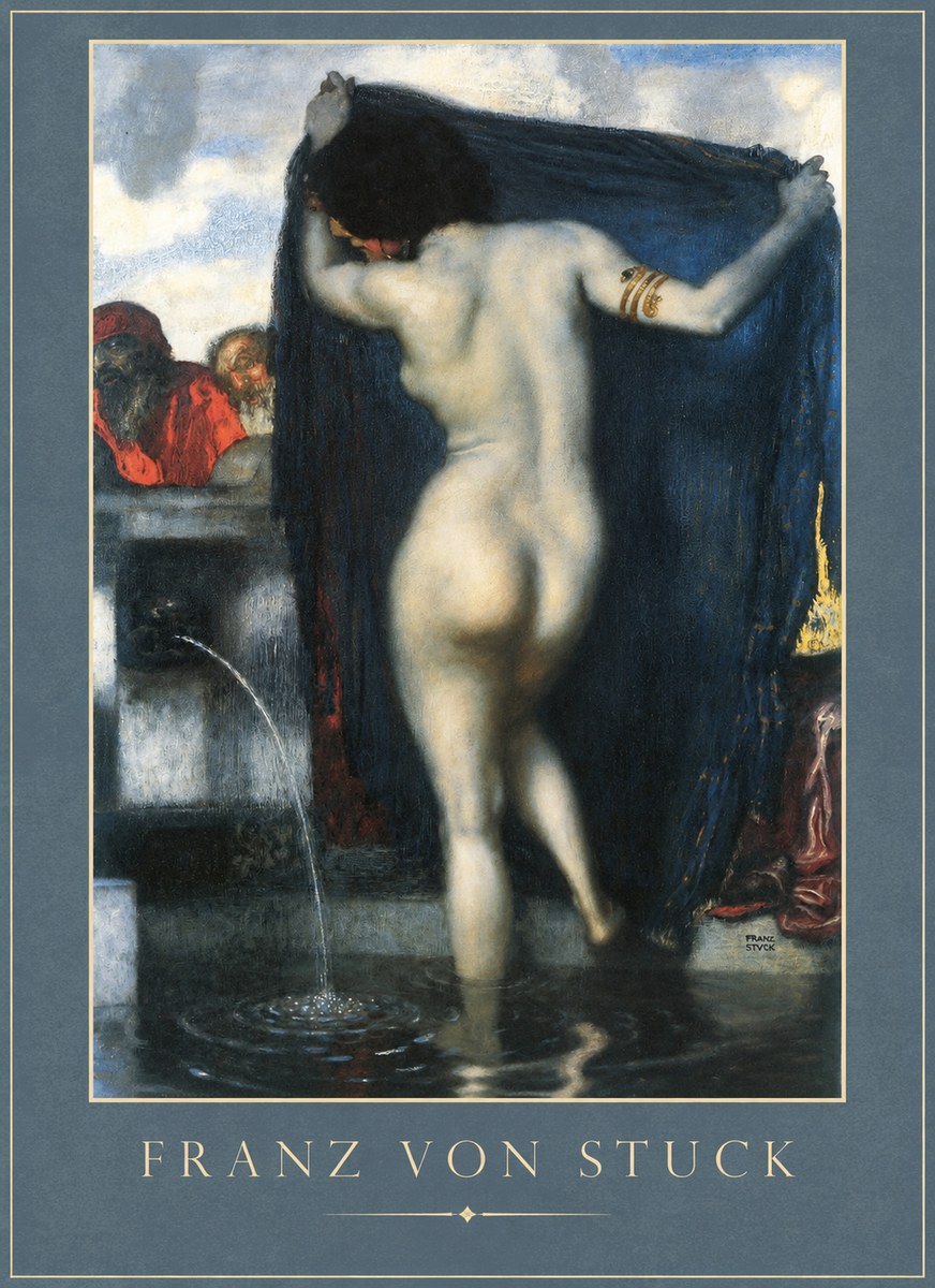 Franz von Stuck Susanna and the Elders No1 - Plakát