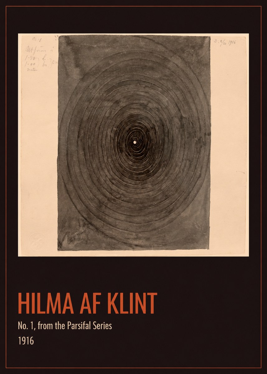 Hilma af Klint No. 1, from the Parsifal Series No1 - Plakát