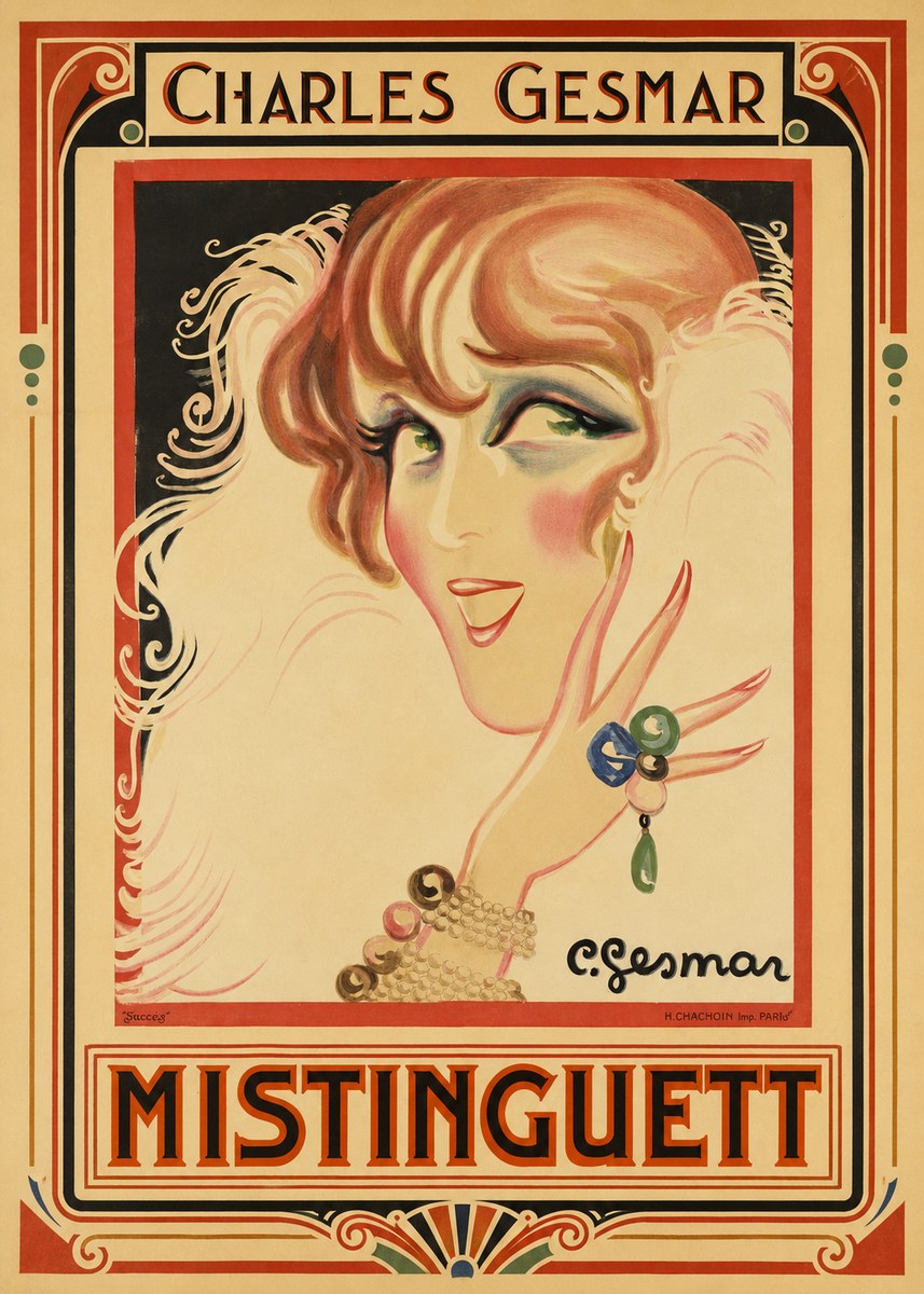 Charles Gesmar Mistinguett No1 - Plakát
