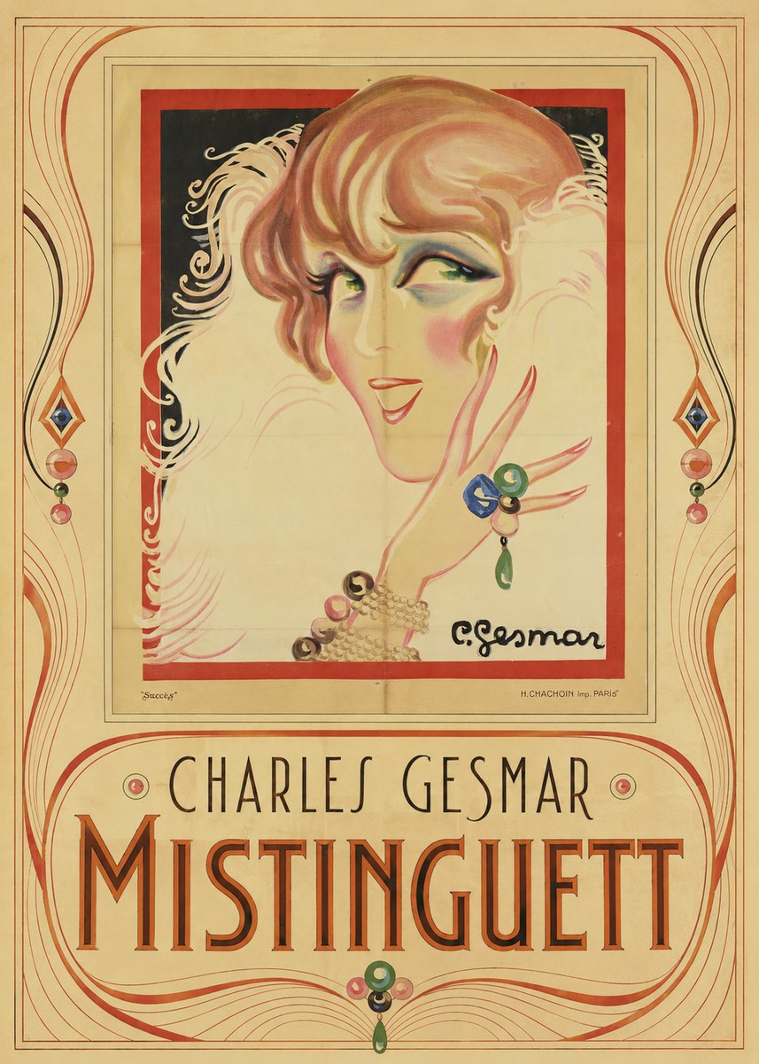 Charles Gesmar Mistinguett No3 - Plakát