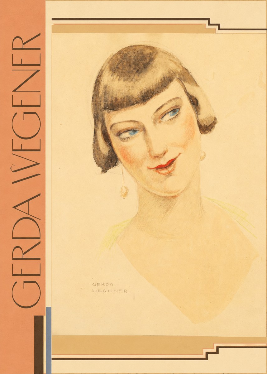 Gerda Wegener Portrait of a Lady No2 - Plakát