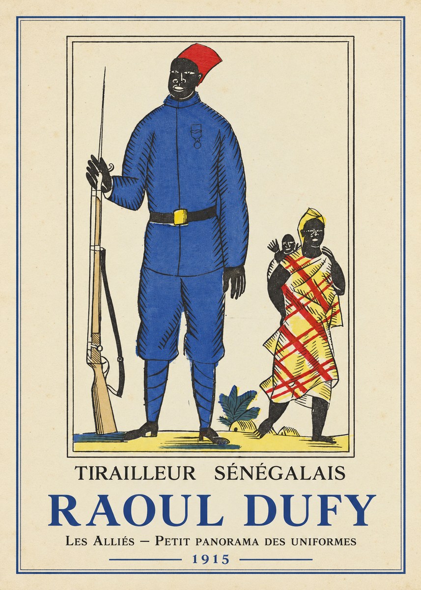 Raoul Dufy Tirailleur Sénégalais No4 - Plakát