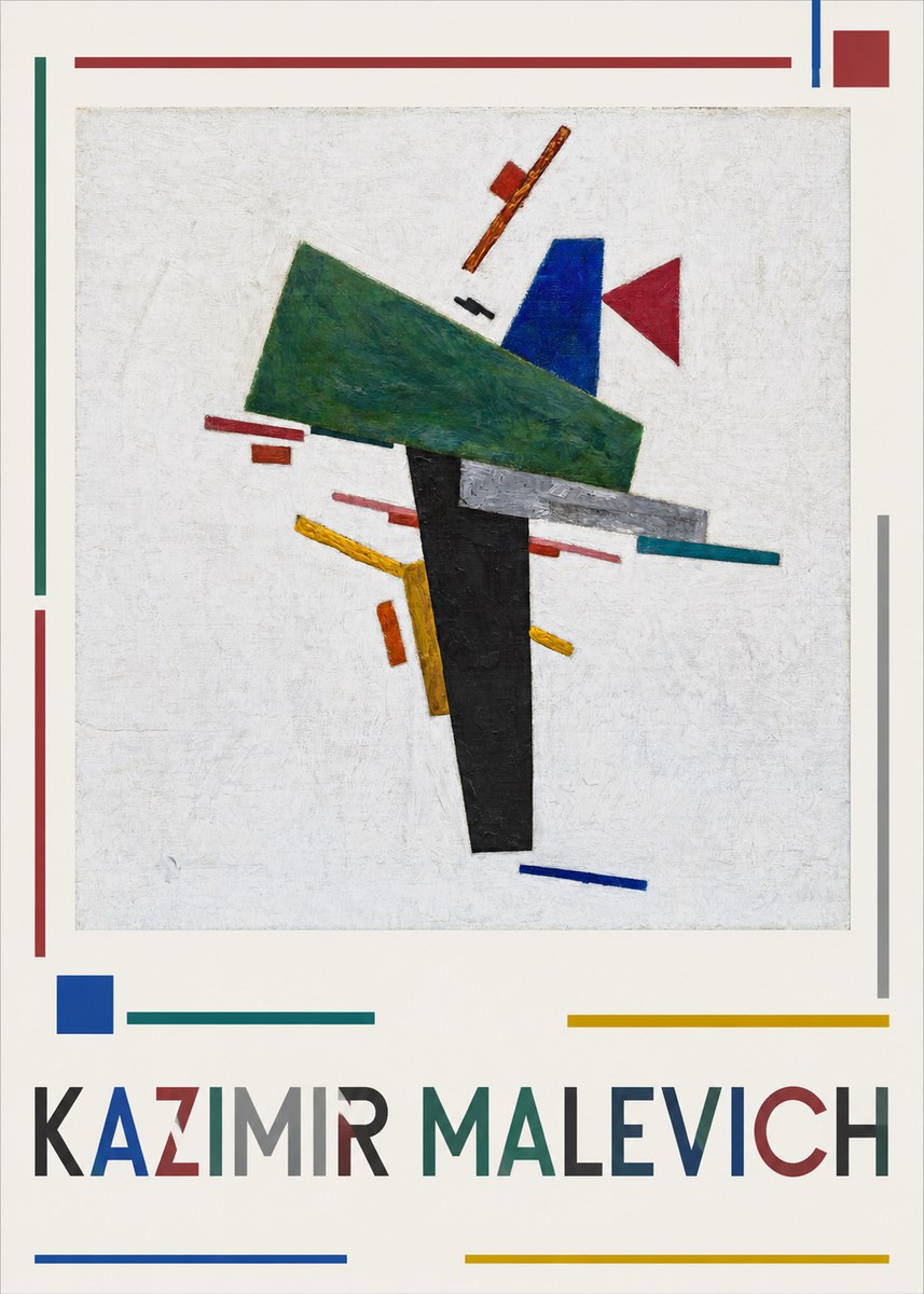 Kazimir Malevich Suprematist Composition II No1 - Plakát