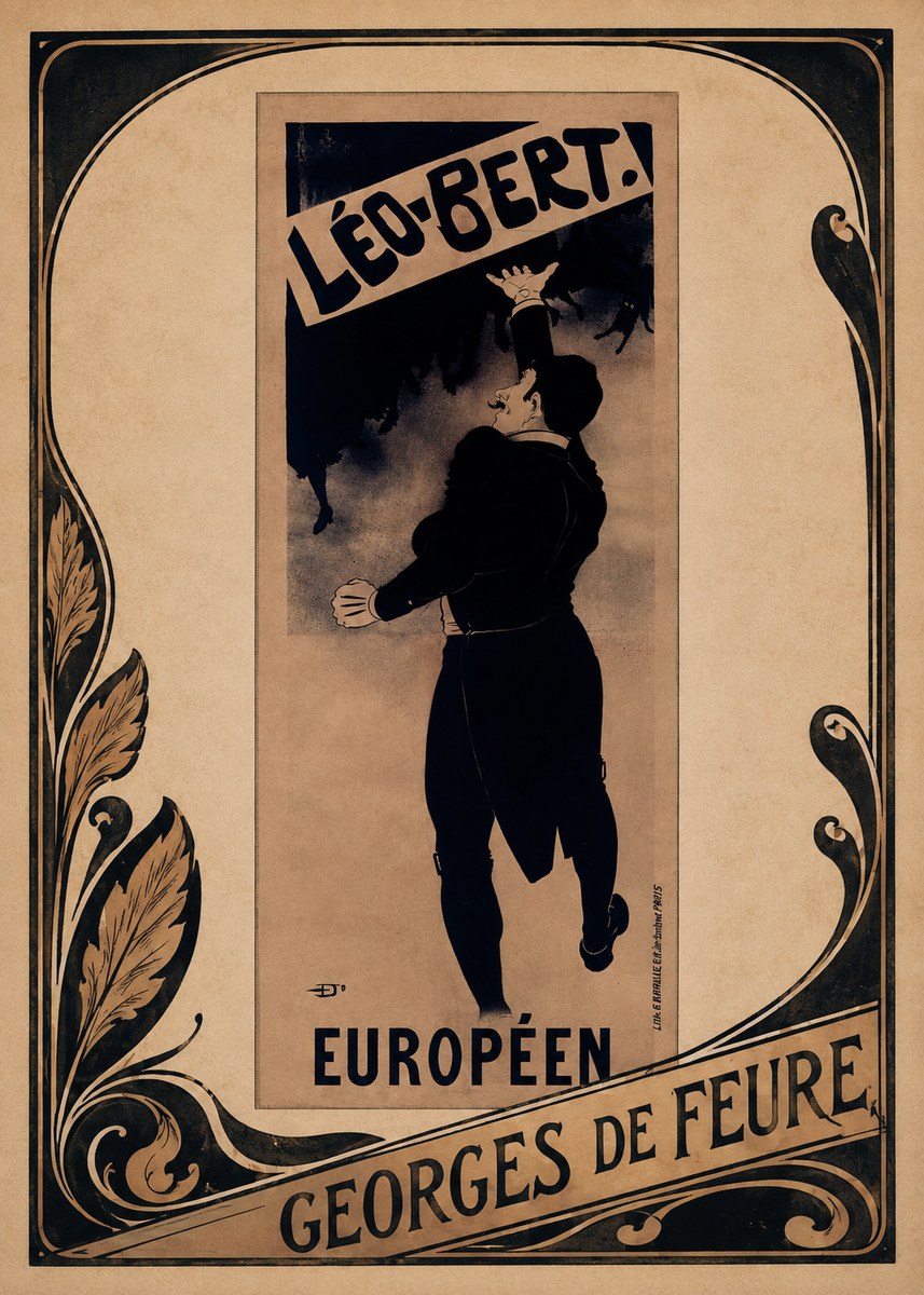 Georges de Feure Léo-bert. Européen No1 - Plakát