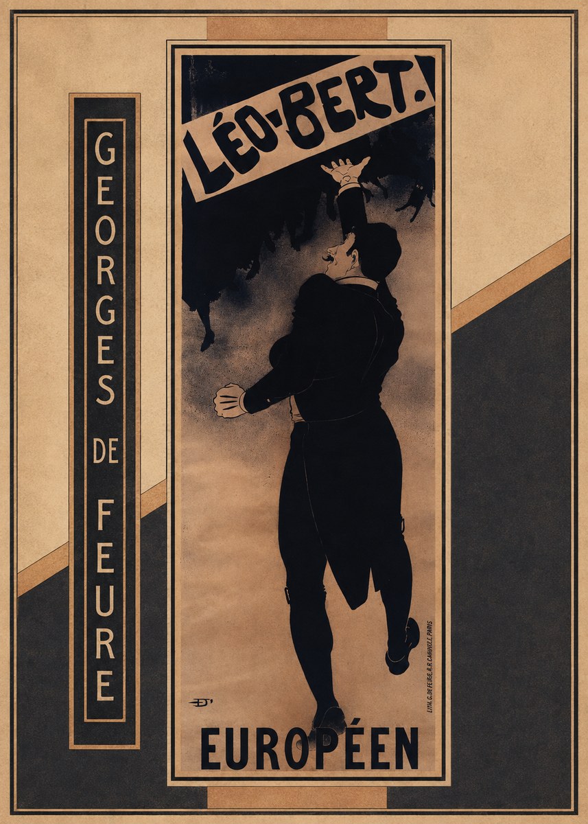 Georges de Feure Léo-bert. Européen No2 - Plakát