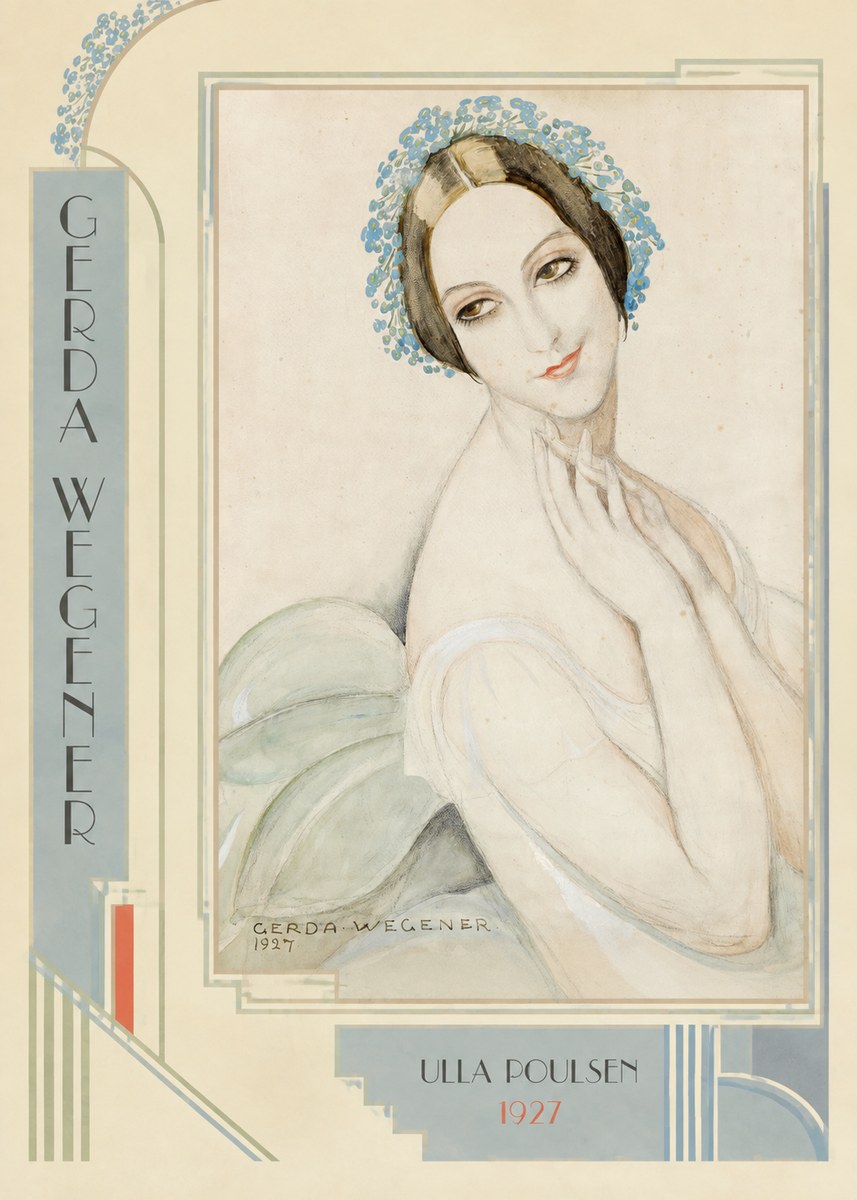 Gerda Wegener Ulla Poulsen No2 - Plakát