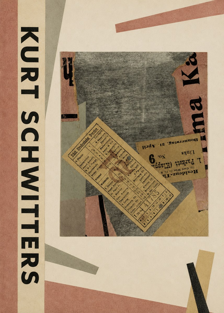 Kurt Schwitters Merz Collage No2 - Plakát