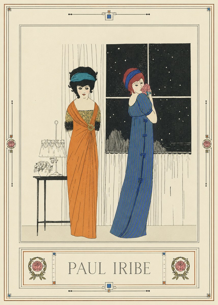 Paul Iribe Evening Elegance No1 - Plakát