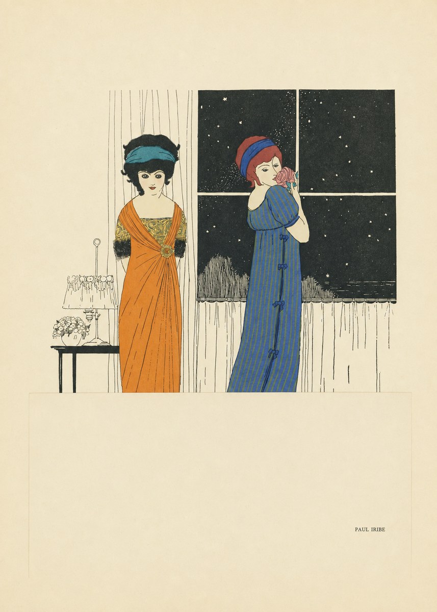 Paul Iribe Evening Elegance No6 - Plakát