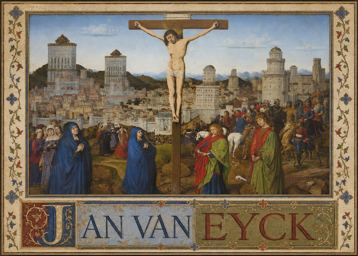 Jan van Eyck The Crucifixion No6 - Plakát