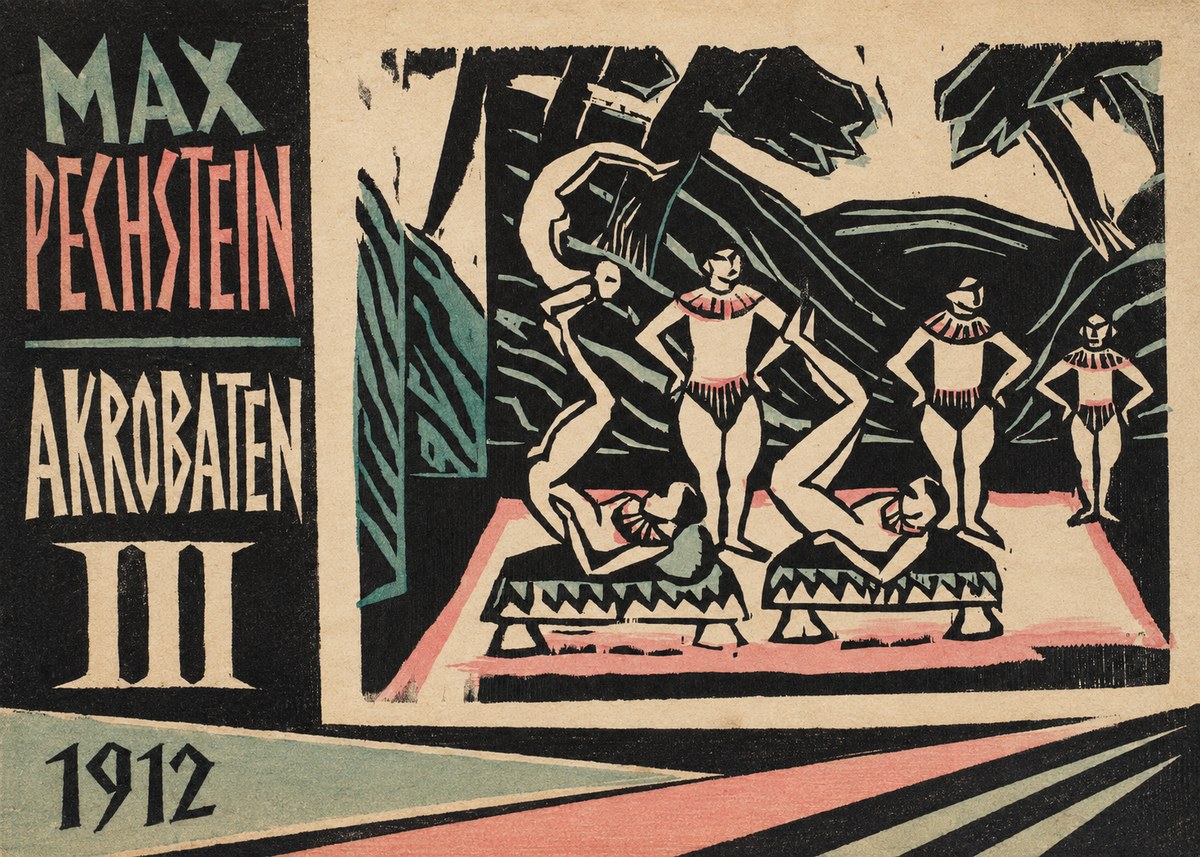 Max Pechstein Akrobaten Iii No2 - Plakát