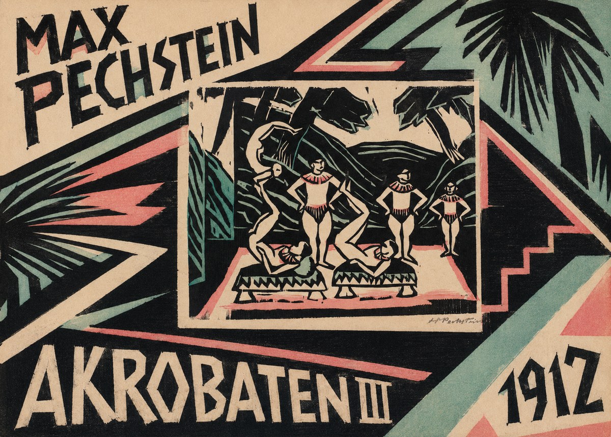 Max Pechstein Akrobaten Iii No5 - Plakát