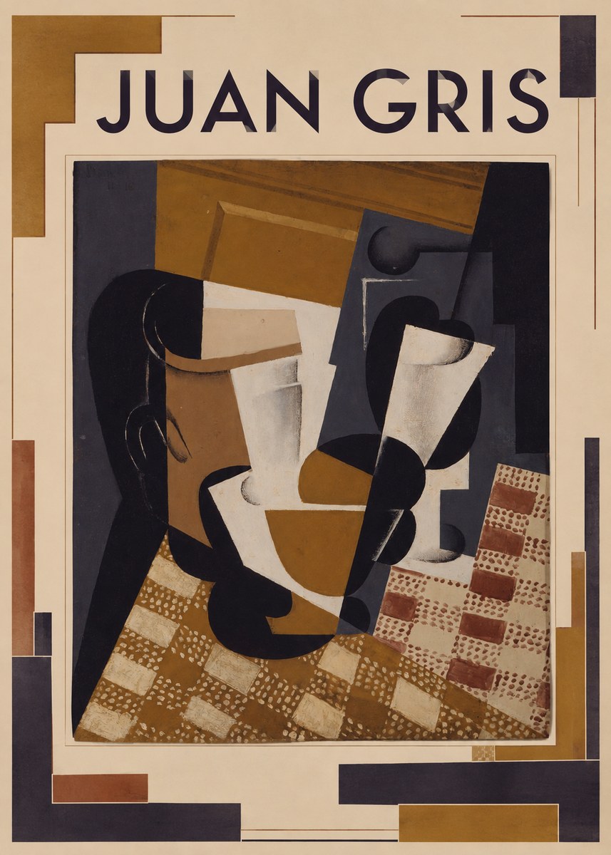 Juan Gris Still Life III No1 - Plakát