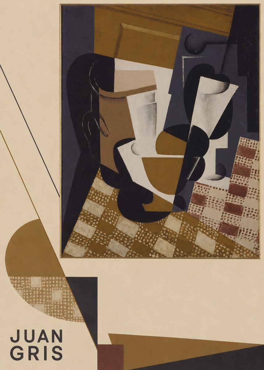 Juan Gris Still Life III No6 - Plakát