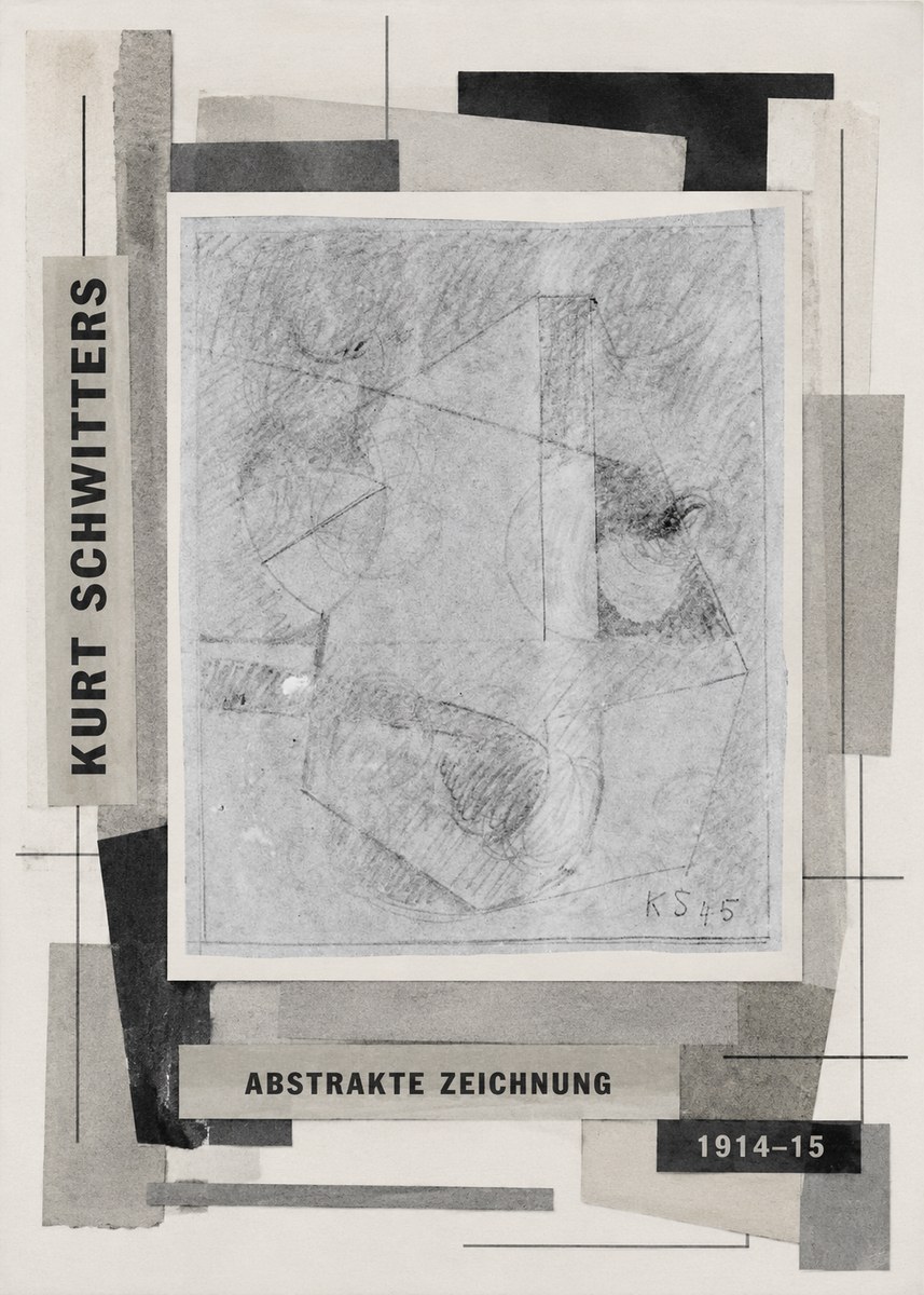 Kurt Schwitters Abstrakte Zeichnung No5 - Plakát