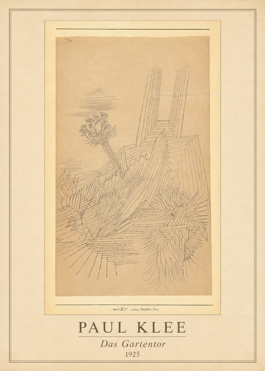 Paul Klee Das Gartentor II No1 - Plakát
