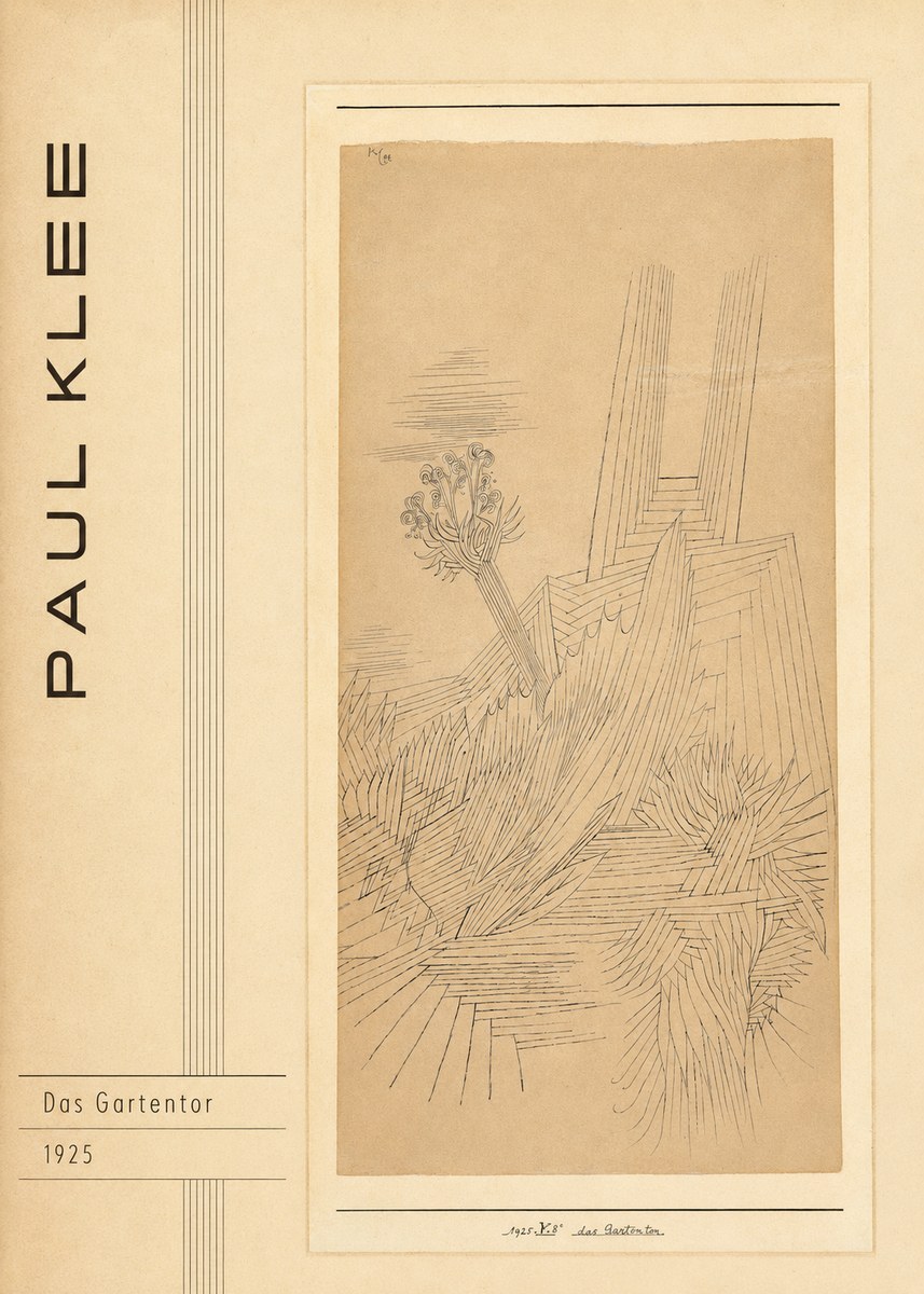 Paul Klee Das Gartentor II No2 - Plakát