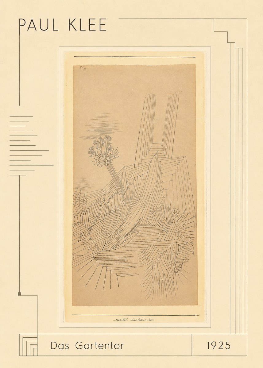 Paul Klee Das Gartentor II No3 - Plakát